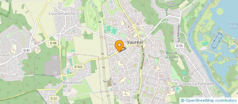 localisation de l'entreprise MONSIEUR LUCAS DEVIN  VAUREAL