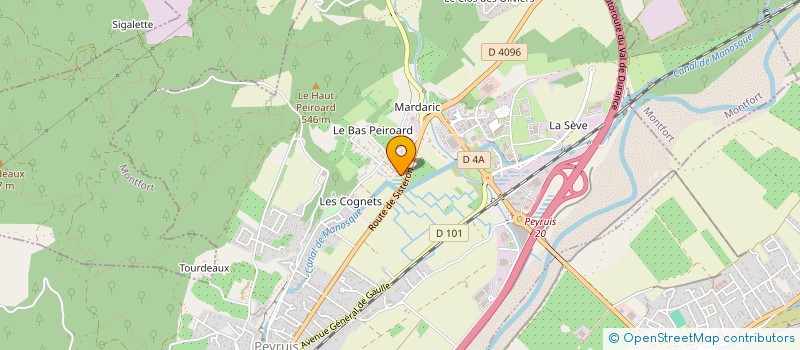 localisation de l'entreprise MONSIEUR LUCAS DEWEVRE à PEYRUIS