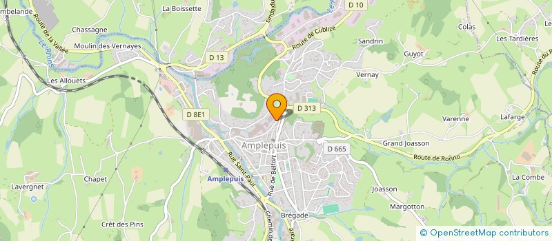 localisation de l'entreprise MONSIEUR LUCAS DI NATALI  AMPLEPUIS