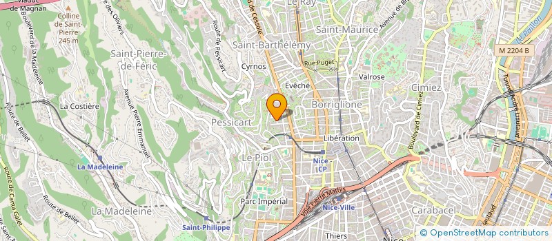 localisation de l'entreprise MONSIEUR LUCAS DI NUZZO à NICE