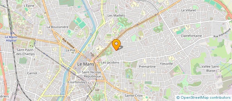 localisation de l'entreprise MONSIEUR LUCAS DI VINCENZO  LE MANS