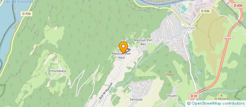 localisation de l'entreprise MONSIEUR LUCAS DIAS  DORTAN