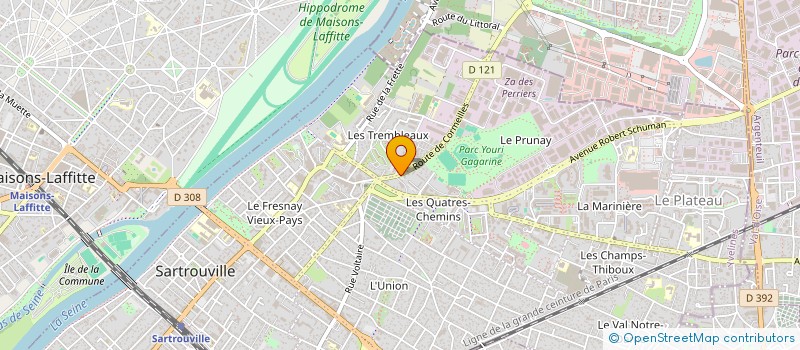 localisation de l'entreprise MONSIEUR LUCAS DO AMARAL  SARTROUVILLE