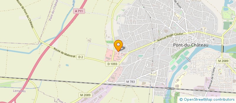 localisation de l'entreprise MONSIEUR LUCAS DONNARUMMA  PONT-DU-CHATEAU