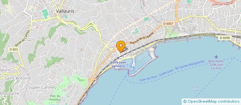 localisation de l'entreprise MONSIEUR LUCAS DOS REIS GARCIA à VALLAURIS