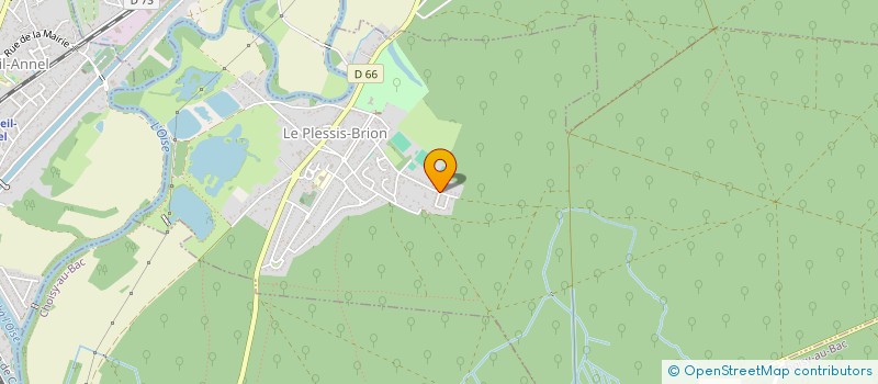 localisation de l'entreprise MONSIEUR LUCAS DOS SANTOS  LE PLESSIS-BRION