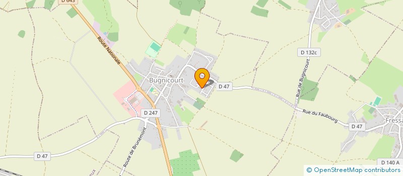 localisation de l'entreprise MONSIEUR LUCAS DOS SANTOS  BUGNICOURT