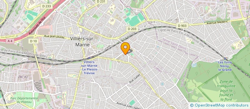 localisation de l'entreprise MONSIEUR LUCAS DOS SANTOS  VILLIERS-SUR-MARNE