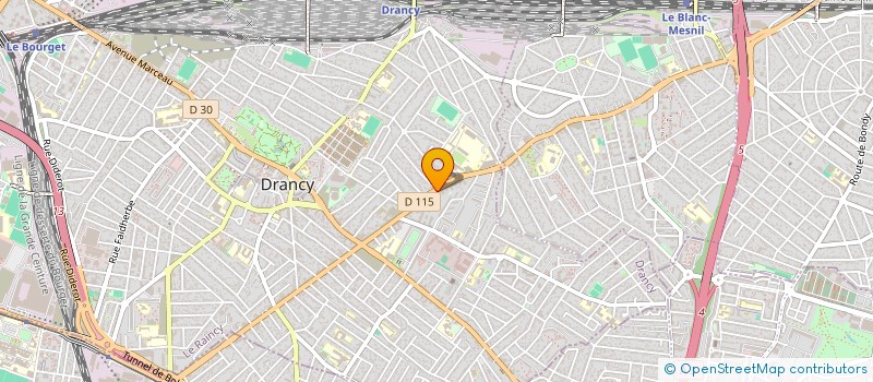 localisation de l'entreprise MONSIEUR LUCAS DOS SANTOS VIANO  DRANCY