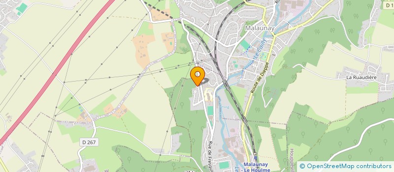 localisation de l'entreprise MONSIEUR LUCAS DOUCET  LE HOULME