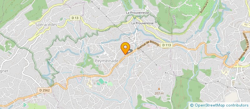 localisation de l'entreprise MONSIEUR LUCAS DUBOIS  PEYMEINADE