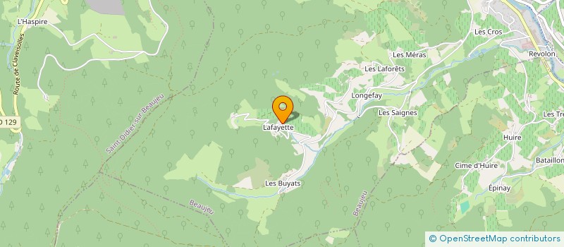 localisation de l'entreprise MONSIEUR LUCAS DUCLAUT  BEAUJEU