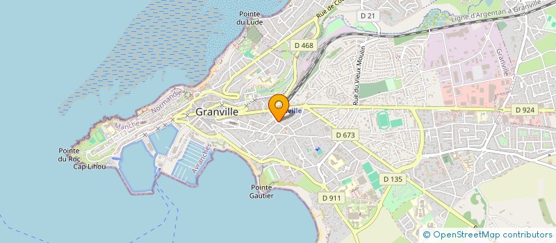 localisation de l'entreprise MONSIEUR LUCAS DUCOURTIOUX  GRANVILLE