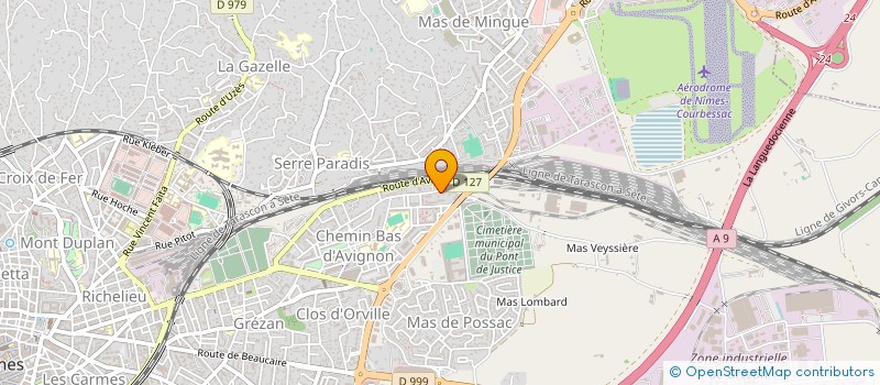 localisation de l'entreprise MONSIEUR LUCAS DUCROS  NIMES