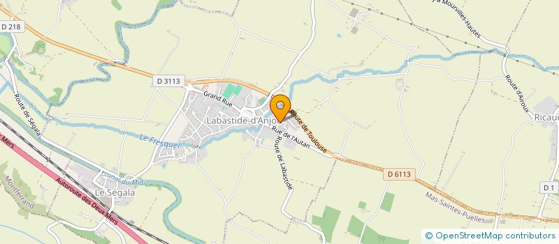 localisation de l'entreprise MONSIEUR LUCAS DUEZ  LABASTIDE-D'ANJOU