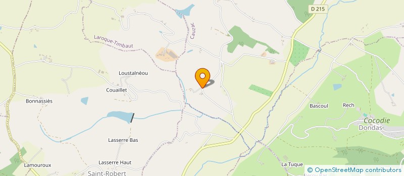 localisation de l'entreprise MONSIEUR LUCAS DUFFOUR  CAUZAC