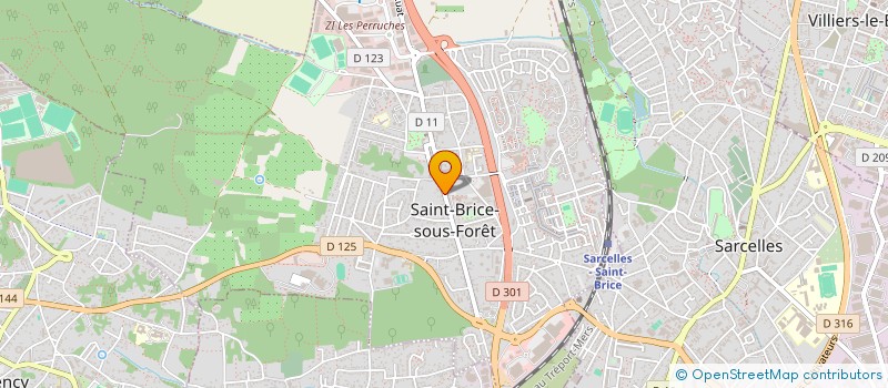 localisation de l'entreprise MONSIEUR LUCAS DUFOUR  SAINT-BRICE-SOUS-FORET