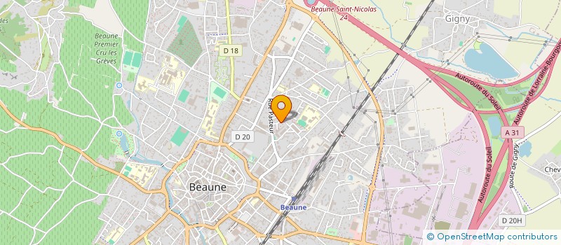 localisation de l'entreprise MONSIEUR LUCAS DUMAS à BEAUNE