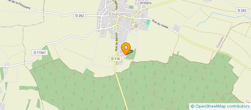 localisation de l'entreprise MONSIEUR LUCAS DUMON  COURCON