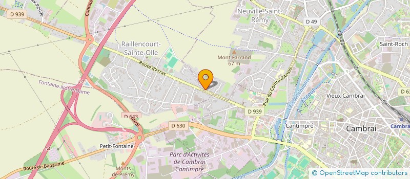 localisation de l'entreprise MONSIEUR LUCAS DUPONT  NEUVILLE-SAINT-REMY