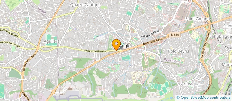 localisation de l'entreprise MONSIEUR LUCAS DUPOUY  ANGLET