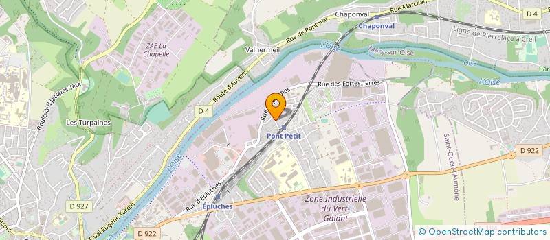 localisation de l'entreprise MONSIEUR LUCAS DUQUENOY à SAINT-OUEN-L'AUMONE