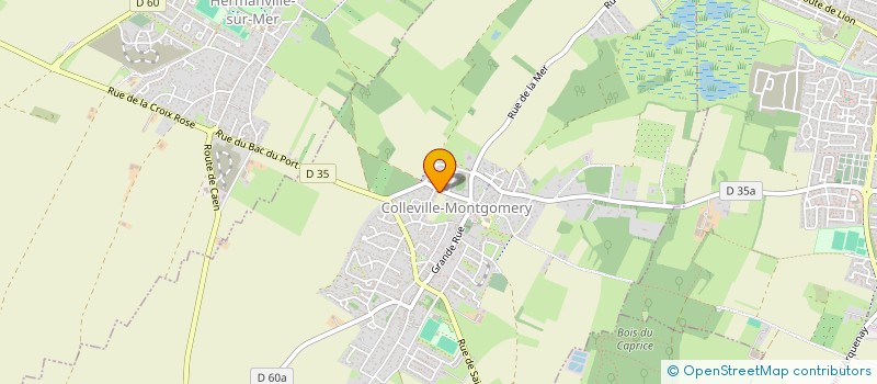 localisation de l'entreprise MONSIEUR LUCAS DUVAL  COLLEVILLE-MONTGOMERY