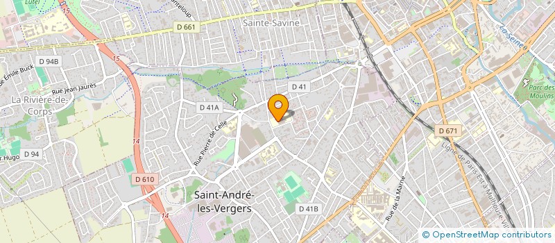 localisation de l'entreprise MONSIEUR LUCAS ESBRIDON à SAINT-ANDRE-LES-VERGERS