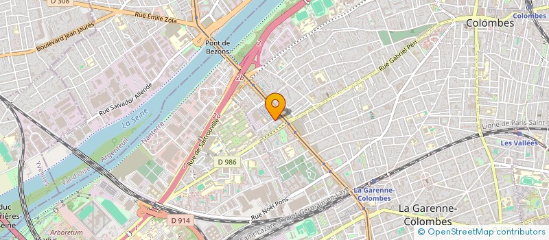 localisation de l'entreprise MONSIEUR LUCAS ESPOSITO  COLOMBES