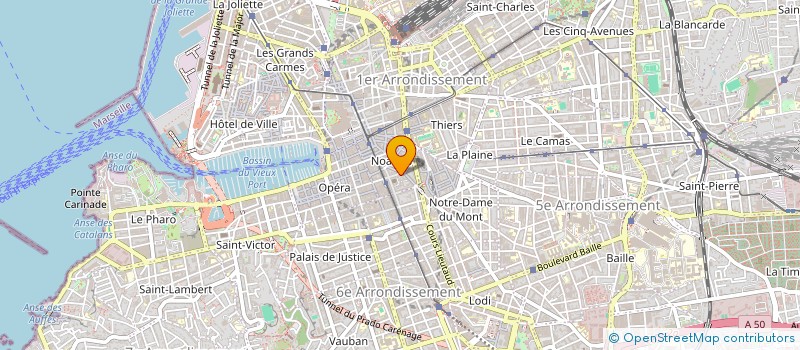 localisation de l'entreprise MONSIEUR LUCAS EYRAUD à MARSEILLE 1