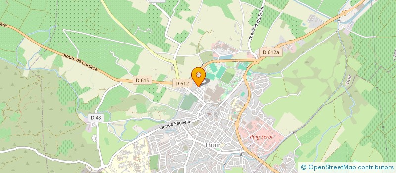 localisation de l'entreprise MONSIEUR LUCAS FABRESSE  THUIR