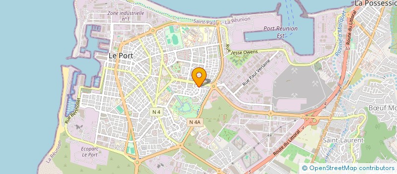 localisation de l'entreprise MONSIEUR LUCAS FAMELOMA  LE PORT