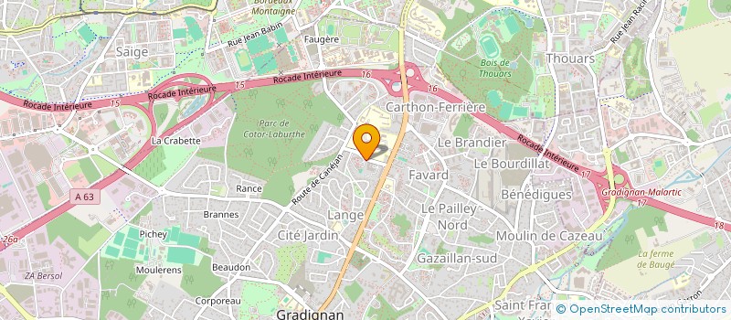 localisation de l'entreprise MONSIEUR LUCAS FANNER  GRADIGNAN