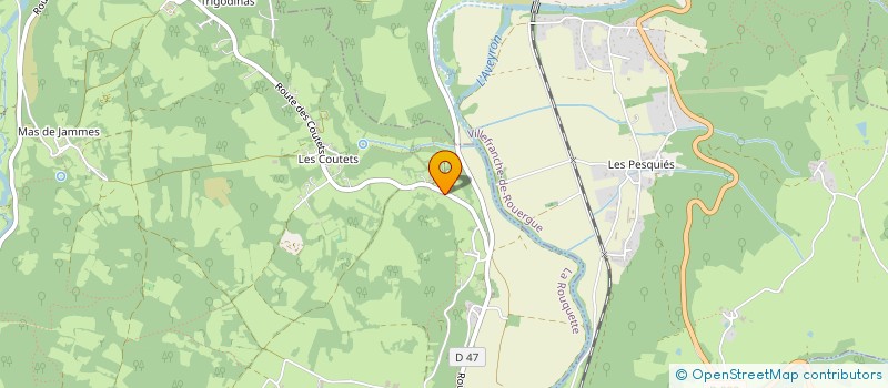 localisation de l'entreprise MONSIEUR LUCAS FASILLEAU  LA ROUQUETTE