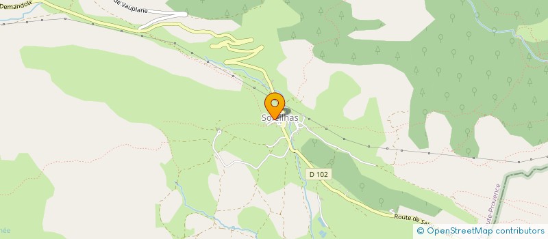 localisation de l'entreprise MONSIEUR LUCAS FAUDOU à LA PALUD SUR VERDON