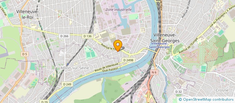 localisation de l'entreprise MONSIEUR LUCAS FELISBINO DE PAULA  VILLENEUVE-LE-ROI