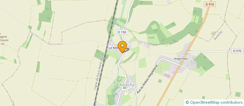 localisation de l'entreprise MONSIEUR LUCAS FELIX  AVRECHY