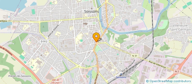 localisation de l'entreprise MONSIEUR LUCAS FEQUANT à SOISSONS