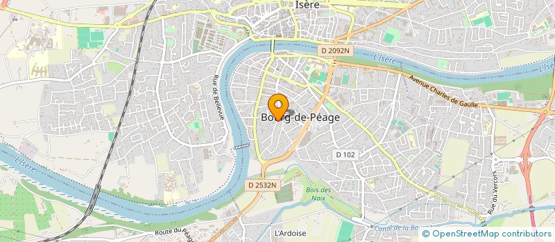 localisation de l'entreprise MONSIEUR LUCAS FERNANDES  BOURG-DE-PEAGE