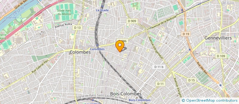 localisation de l'entreprise MONSIEUR LUCAS FERNANDEZ à COLOMBES