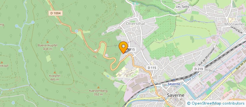 localisation de l'entreprise MONSIEUR LUCAS FINANCE  SAVERNE