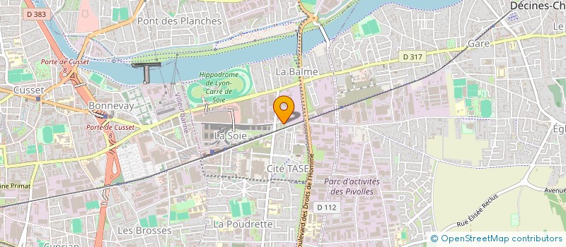 localisation de l'entreprise MONSIEUR LUCAS FISCHER  VAULX-EN-VELIN