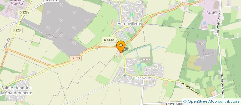 localisation de l'entreprise MONSIEUR LUCAS FLAUX  ESCOVILLE