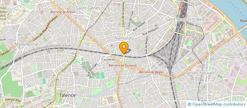 localisation de l'entreprise MONSIEUR LUCAS FOCH  BORDEAUX