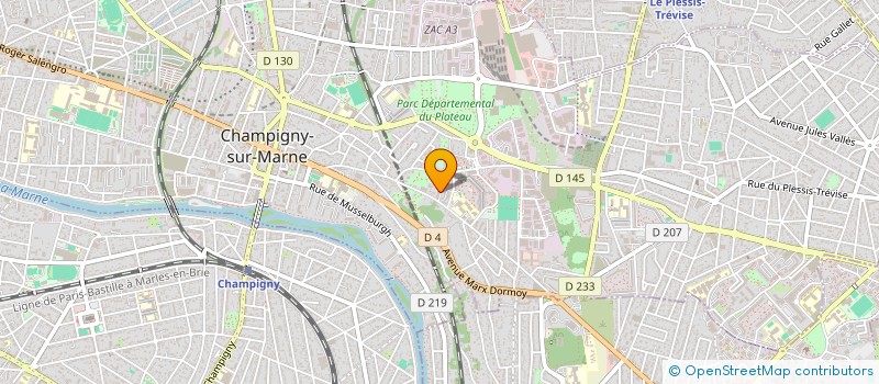localisation de l'entreprise MONSIEUR LUCAS FOLGADO à CHAMPIGNY-SUR-MARNE