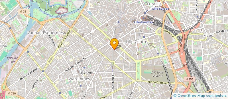 localisation de l'entreprise MONSIEUR LUCAS FONTIER  LILLE