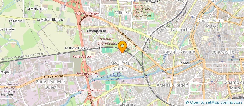 localisation de l'entreprise MONSIEUR LUCAS FORTIN  RENNES