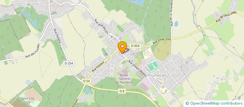 localisation de l'entreprise MONSIEUR LUCAS FOUCART  THUMERIES