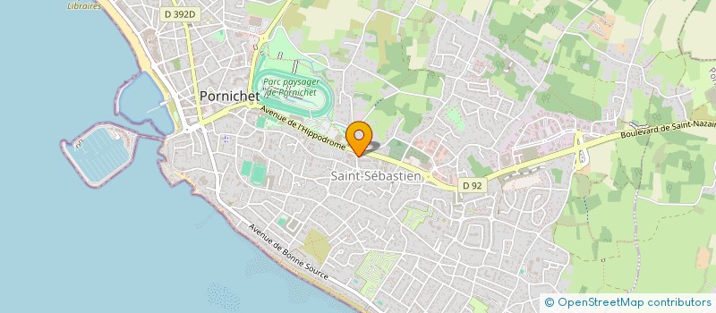 localisation de l'entreprise MONSIEUR LUCAS FOURAGE à PORNICHET