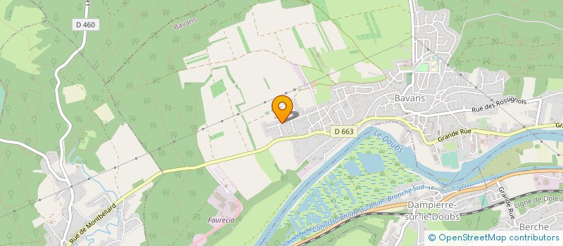 localisation de l'entreprise MONSIEUR LUCAS FRANCHIN  BAVANS